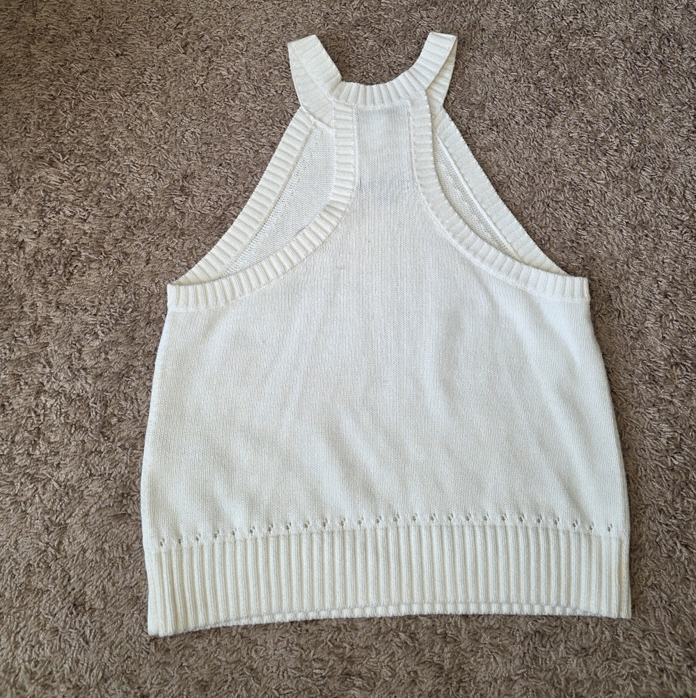 Banana Republic Knit Racerback Top Size Large - Picture 2 of 7